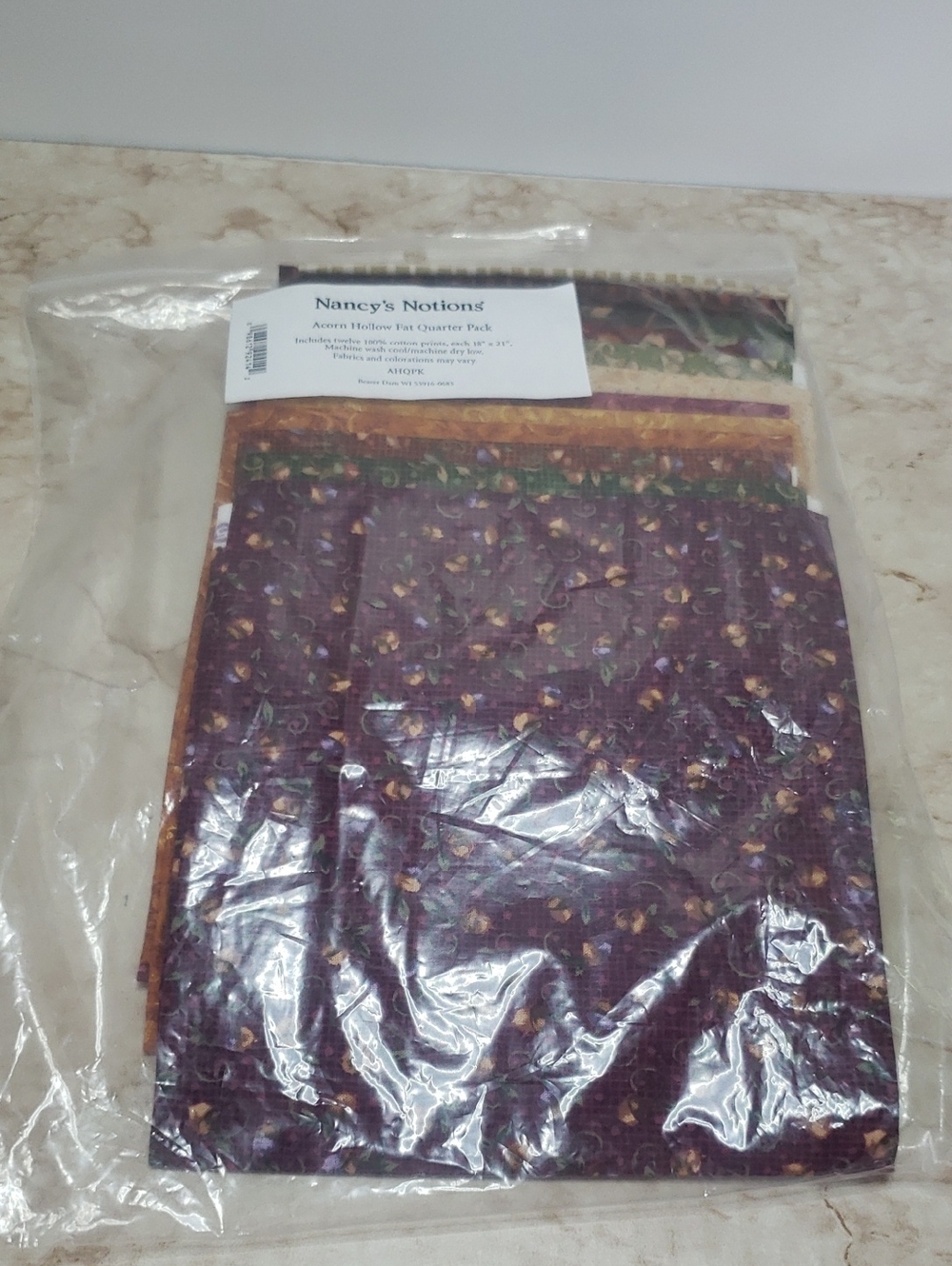Nancy's Notions Quilter Fabric Pack - Plum Floral